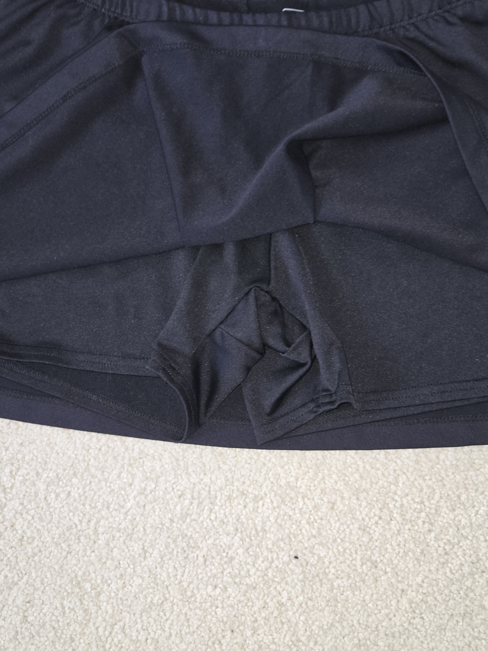 Aspire Sporty Black A-Line Mini Tennis- Running Skort - Athleisure Womens Size S - Picture 3 of 8
